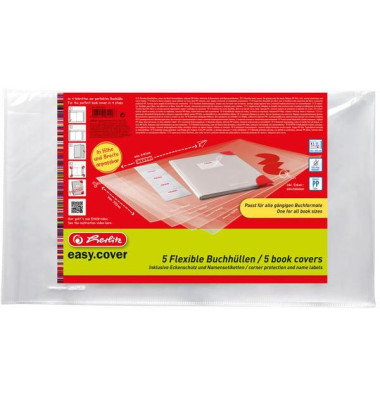 Buchschoner easy.cover 50014750 farblos 54x33,5cm (BxH)