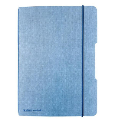 Notizbuch 50033713, my.book flex, blau, A5, punktkariert, 80g, 40 Blatt / 80 Seiten