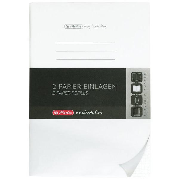 5 Stück Herlitz Refill flex A4 2x40 Blatt kariert FSC Mix 4008110262352 Herlitz