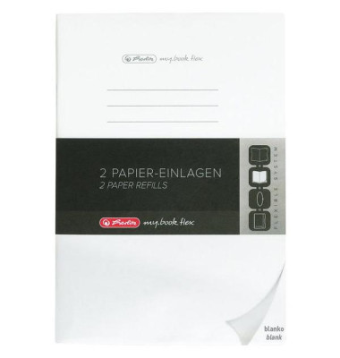 Herlitz Refill flex A4 2x40 Blatt blanko FSC Mix