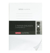 Notizbuch 50034123, Flex, weiß, A5, liniert, 80g, 80 Blatt / 160 Seiten
