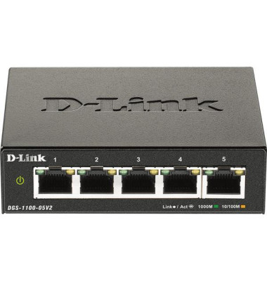 Switch D-Link DGS-1100-05V2E 5*GE retail