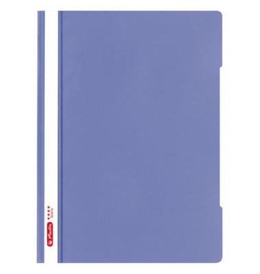 Schnellhefter Quality 50020775, A4, violett, Polypropylen (PP), Vorderdeckel transparent