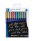 Lackmarker Metallic calligraphy, 8325 TB10, Pack, metallic/ -gold/ -silber/ -kupfer/ -rot/ -violett/ -blau/ -grün/ -dunkelgrün/ 