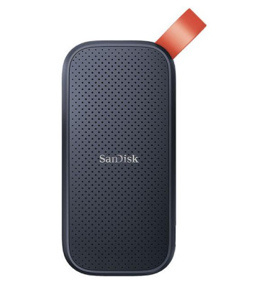 externe Festplatte Portable SDSSDE30-480G-G25, schwarz/orange, 480 GB, SSD
