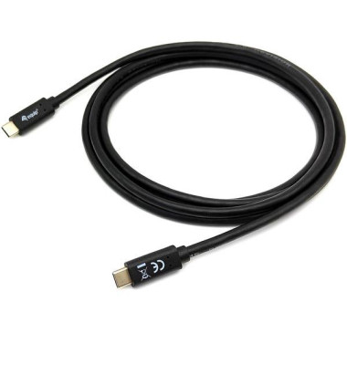 USB-Kabel 128346, 1m, USB-C auf USB-C, schwarz