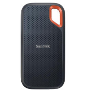 externe Festplatte Extreme Portable SSD V2 SDSSDE61-4T00-G25, schwarz/orange, 4 TB, SSD