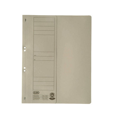 Ösenhefter 100551880, A4 grau halber Vorderdeckel, Sonstige 250g