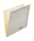 Einstellmappen A4 Recyclingkarton chamois 310x230mm für 80 Blatt