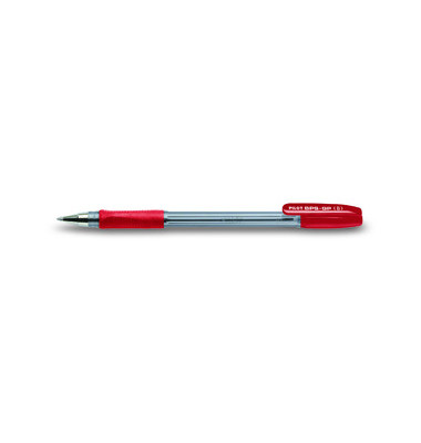 Kugelschreiber BPS-GP rot/transparent B 0,4mm mit Kappe