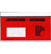 Lieferscheintaschen 2204 Din Lang "LIEFERSCHEIN - RECHNUNG" selbstklebend 