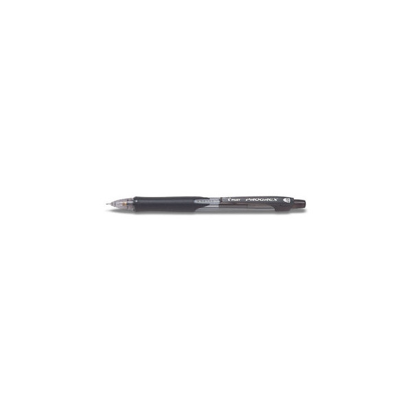 10 Stück Pilot Druckbleistift Progrex, H-127-SL-B-BG 3072701, Härte HB, 0,7mm, schwarz, mit Radiergummi 4902505373404 Pilot