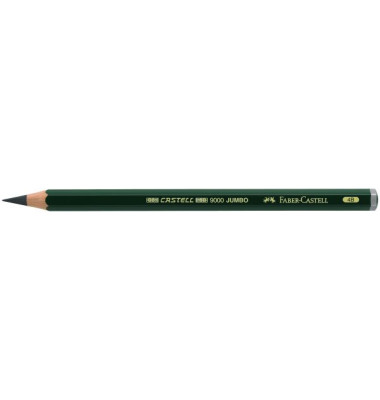 Bleistift Castell 9000 Jumbo 119306 dunkelgrün 6B