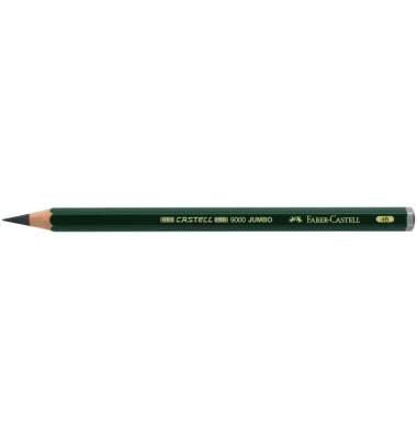 Bleistift Castell 9000 Jumbo, 119308, dunkelgrün, k.A., 8B
