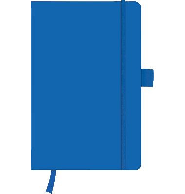 Notizbuch 11368990, blau, A5, liniert, 80g, 96 Blatt / 192 Seiten
