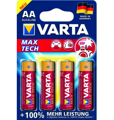 Batterien LONGLIFE Max Power, AA / Mignon / LR06, 1,5 Volt