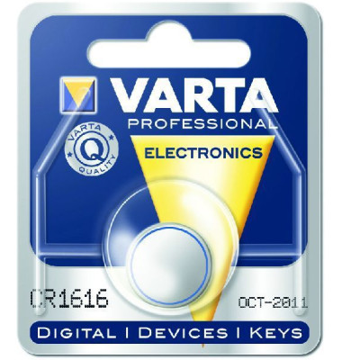 Knopfzellen Professional Electronics, CR1616, 3 Volt