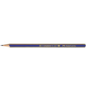 Bleistift GOLDFABER 1221, 112503, blau/gold, k.A., 6B