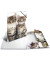 Eckspannmappe Sammelmappe 7143, A3 Motiv "Katzen" Polypropylen (PP), mit 3 Einschlagklappen