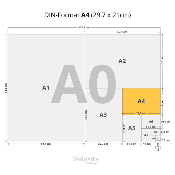 PP- Folie matt-transparent A 3 Dicke 0,5 mm, Folien