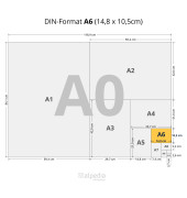 Systemplaner Standard Lederimitat f&uuml;r Format A6