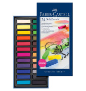 Pastellkreide STUDIO QUALITY mini, 128224, farbig sortiert, viereckig, 8x33mm (&Oslash;xL)