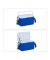Kühlbox 10 Liter, blau, mit Tragegurt, 37,5x23x22,5cm (BxLxH)