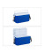Kühlbox 20 Liter, blau, mit Tragegurt, 52,5x26,5x29cm (BxLxH)