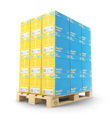 Kopierpapier 521832 A4 80g hochwei&szlig;  Palette 