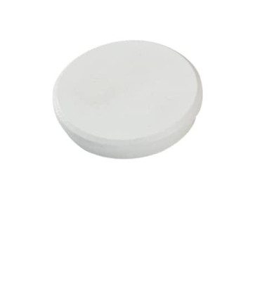 Haftmagnet 95432-21013, Rund, 32mm &Oslash;, wei&szlig;, 800g