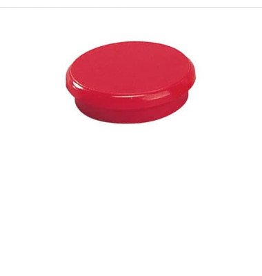 Haftmagnete 95424-20994 rund 24x7mm (ØxH) rot 300g Haftkraft