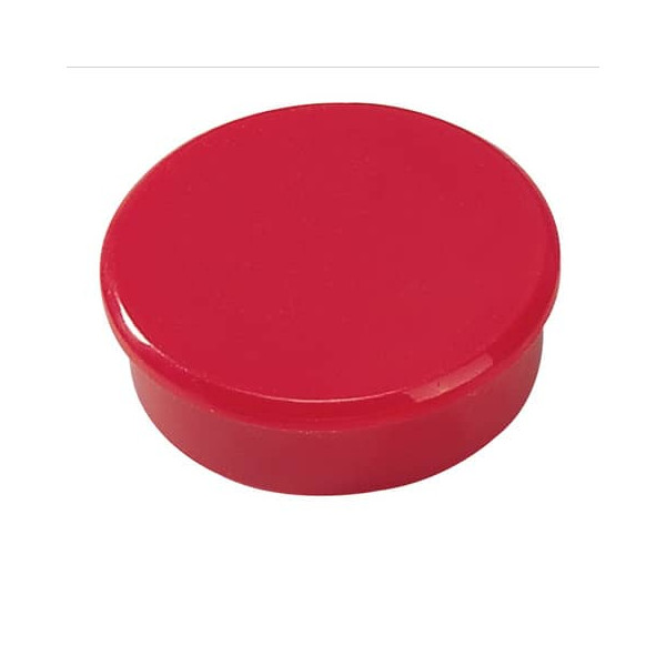 10 Stück Dahle Haftmagnet 95438-21001, Zylinder, 38mm Ø, rot, 2500g 4007885934389 Dahle 2 Stück
