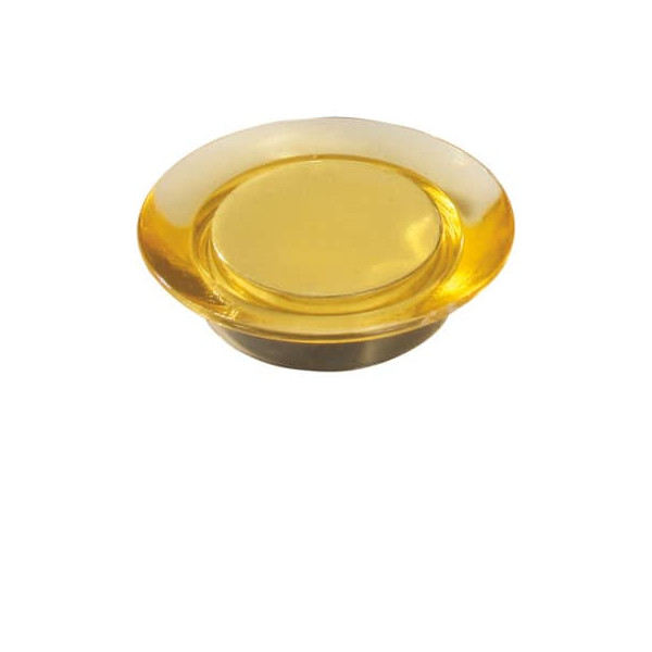 10 Stück Dahle Haftmagnet 95430-01912, Zylinder, 30mm Ø, transparent gelb, 300g 4007885254661 Dahle