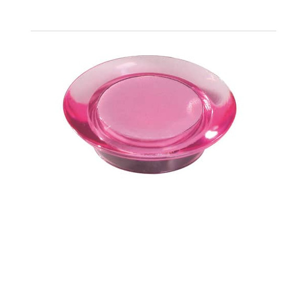 10 Stück Dahle Haftmagnet 95430-01911, Zylinder, 30mm Ø, transparent rot, 300g 4007885254630 Dahle