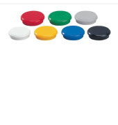 Haftmagnet 95524-21414, Rund, 24mm &Oslash;, farbig sortiert, 300g