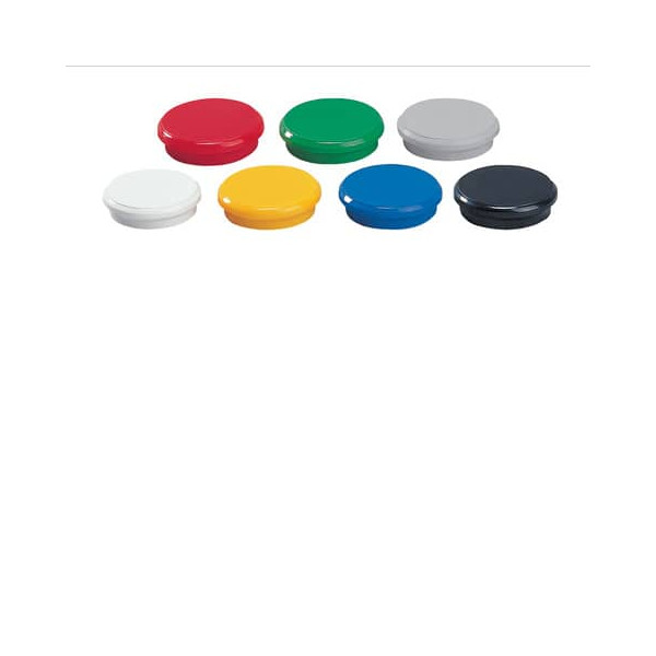 4007885905242 - Haftmagnete 95524-21414 rund 24x7mm (ØxH) farbig sortiert 300g Haftkraft 10 Stck 4007885905242 10 Stück