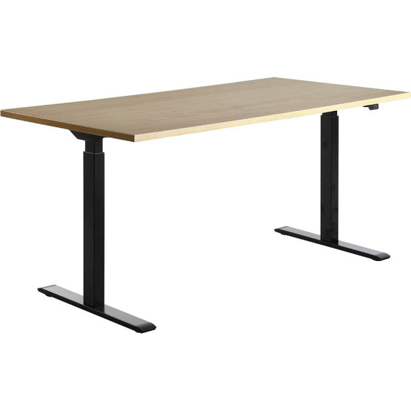4014296873787 - Sitz-Steh-Schreibtisch E-Table TTS16080SA elektrisch höhenverstellbar 70-120cm (H) 160cmx80cm (BxT) rechteckig ahorn Schwa 4014296873787 - Sitz-Steh-Schreibtisch E-Table TTS16080SA elektrisch höhenverstellbar 70-120cm (H) 160cmx80cm (BxT) rechteckig ahorn Schwa