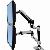 Monitorschwenkarm LX Dual 17,5 x 37,2 x 65 cm (B x H x T) 2 x 9,1kg Stahl/Aluminium silber