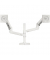 Monitorschwenkarm LX Dual 17,5 x 37,2 x 65 cm (B x H x T) 2 x 9,1kg Stahl/Aluminium weiß