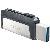 USB-Stick Ultra Dual USB Type-C USB 3.1 silber/grau 64 GB