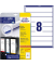 selbstklebende Rückenschilder ultragrip L6060-25 weiß schmal/kurz 34x192mm (BxH) selbstklebend permanent 