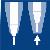 Druckbleistift MARSMICRO, 775 03, dunkelblau, 0,3mm, HB