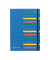 Ordnungsmappe Deskorganizer Classic 24141-02, 1-12, blau, Din A4, 12 F&auml;cher
