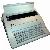 Schreibmaschine T 180 Plus 582 ohne Display portable weiß