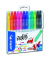 Faserschreiber Frixion Color SW-FC 12er Etui / weiß 0,4 - 0,7 mm
