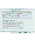 Whiteboard-kariert Professional, 7-100154, 120x90cm, emailliert, Aluminiumrahmen