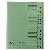 Ordnungsmappe 83800GN, 1-12, gr&uuml;n, A4, 12 F&auml;cher