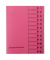 Ordnungsmappe - 83800RS, 1-12, rosa, Din A4, 12 F&auml;cher