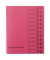 Ordnungsmappe - 83800RS, 1-12, rosa, Din A4, 12 F&auml;cher