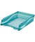 Briefablage 60100BLT A4 / C4 blau-transparent Kunststoff stapelbar